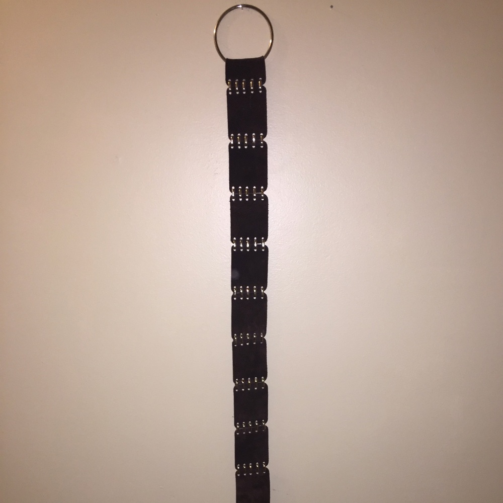 Brown Suede Belt